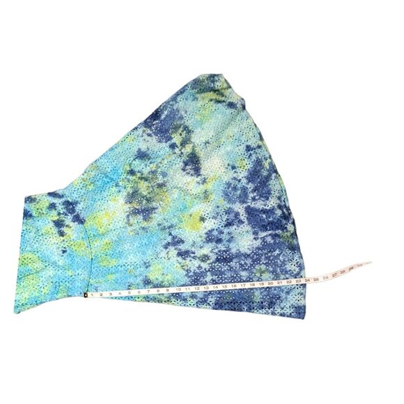 French Connection Women's Dress #714AW Midi Daisy Lace V-Neck Size 4 Blue+Green - Picture 15 of 16